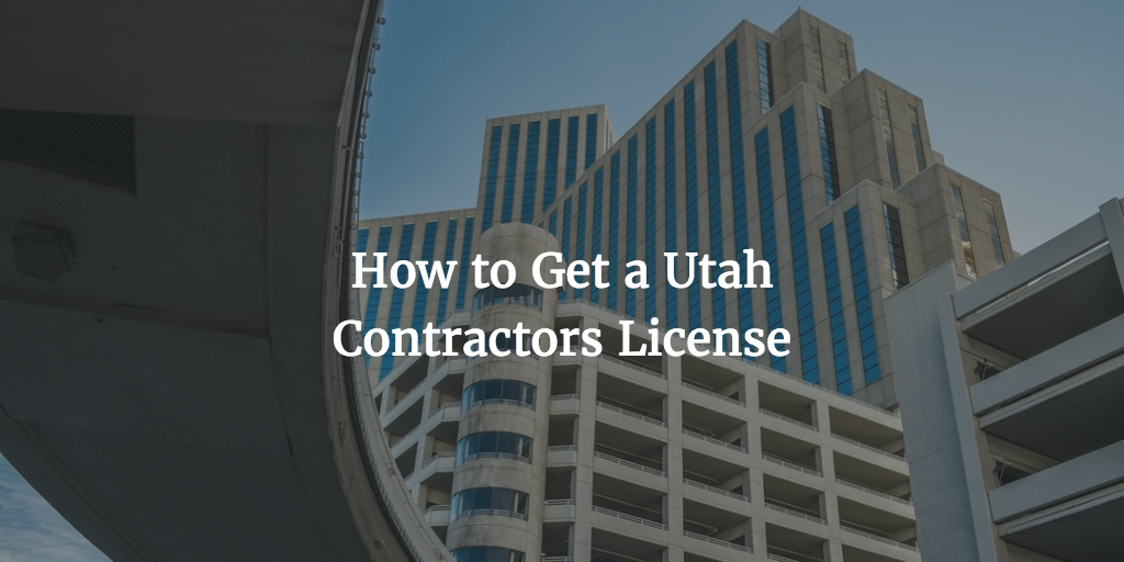Utah contractors license