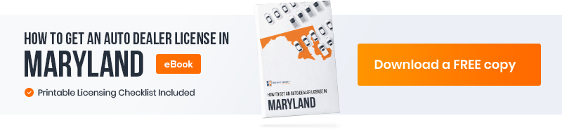 Maryland Dealer License Guide