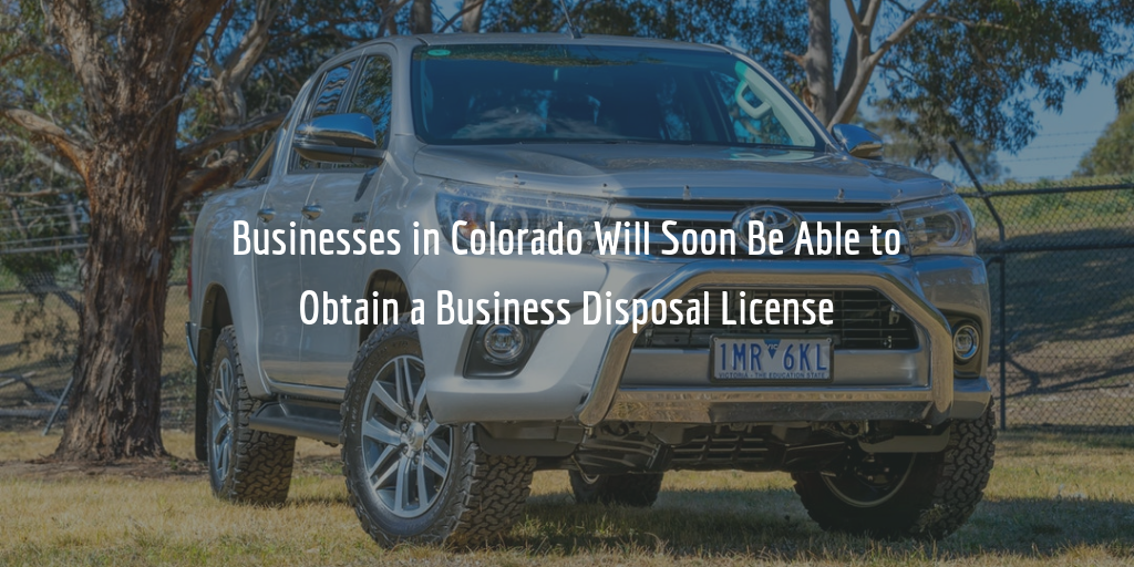 colorado business disposal license