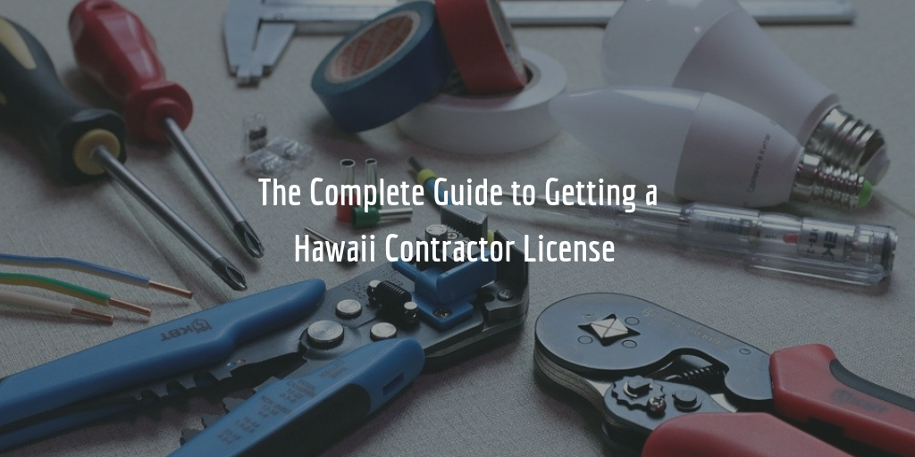 Hawaii contractor license guide