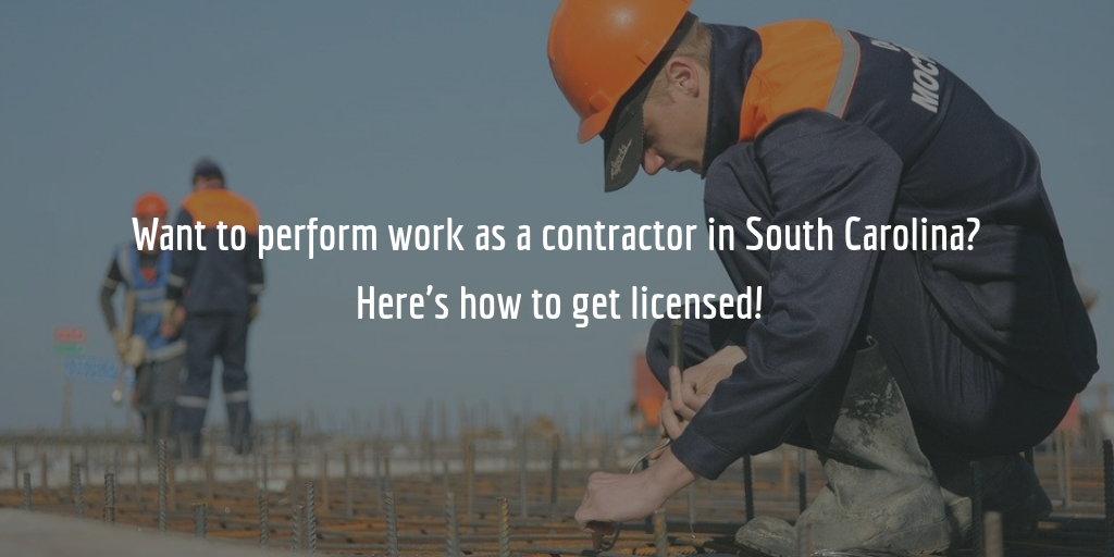 South Carolina contractor license guide