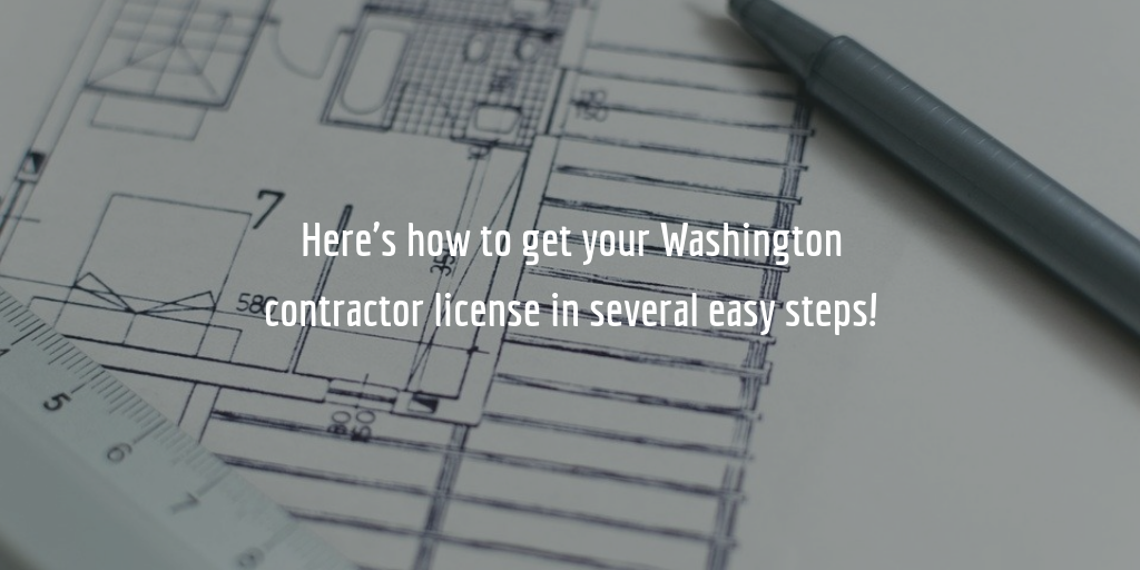 Washington contractor license guide