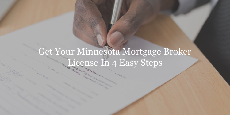 Minnesota mortgage broker license guide