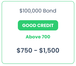 100,000 surety bond good credit
