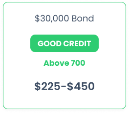 30000 surety bond good credit