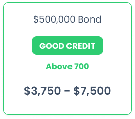 $500,000 surety bond good credit