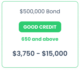 $500,000 surety bond good credit